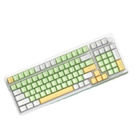 AJAZZ 黑爵 AK992 99键 2.4G蓝牙 三模无线机械键盘 绿野 茶轴 单光