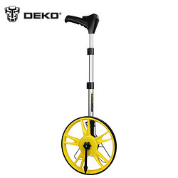 DEKO 代高 电子数显测距轮尺轮式手持式测量轮尺 滚轮式测距仪计步计米器土地面积测量