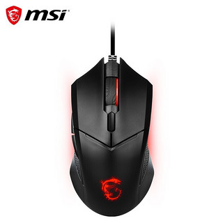 MSI 微星 GM08 有线鼠标 4200DPI  黑色