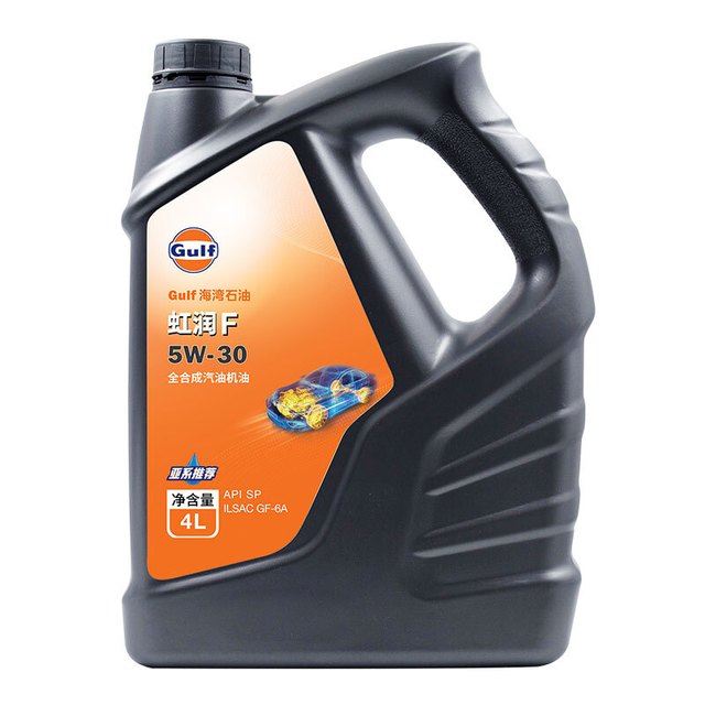 Gulf 虹润F 全合成机油 汽机油 5W-30 GF-6A SP级 4L 亚系 汽车保养