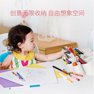 boon网红笔筒儿童收纳盒简约多功能个性收纳架化妆品办公桌收纳笔筒