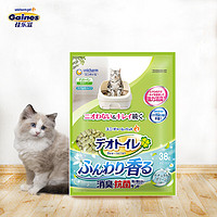 Gaines 佳乐滋 沸石猫砂除臭无尘庭园香型 3.8L 双层猫砂盆适用 日本进口