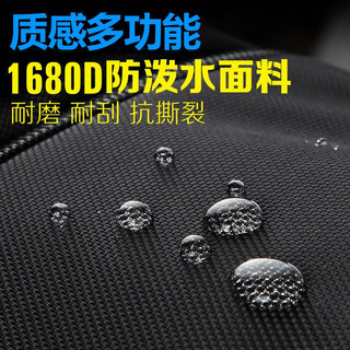 艾奔时尚学生大容量行李袋短途出差旅行包耐磨商务手提行李包健身包 黑色 20英寸