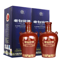 会员专享：汾酒 老白汾酒 封坛15 53%vol 清香型白酒 475ml*2瓶 双支装