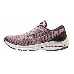 Mizuno 美津浓 Wave Rider 24 Waveknit 女款运动跑鞋 J1GC207563