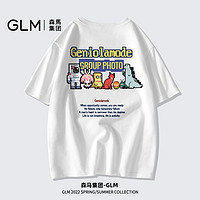 GLM 美式卡通复古t恤
