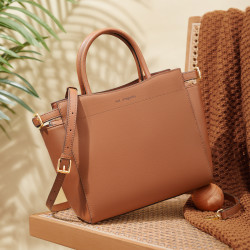 red dragonfly 红蜻蜓 牛皮包包大容量女式斜挎包单肩包通勤手提包