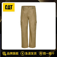 CAT 卡特彼勒 卡特新款户外休闲工装裤男直筒宽松版型多口袋设计工装长裤男