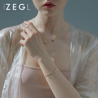 ZENGLIU ZEGL设计师纸飞机925纯银双层手链女