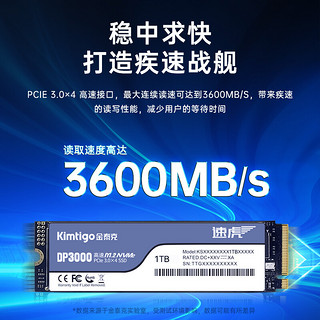 Kimtigo 金泰克  DP3000 M.2(NVMe)固态硬盘 512GB