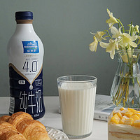 欧德堡 东方PRO 4g蛋白质 纯牛奶 950ml