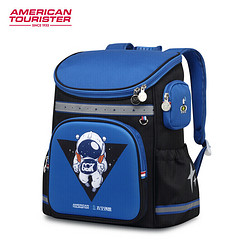 AMERICAN TOURISTER 美旅 箱包小学生书包1-3年级男女航天IP儿童透气减压书包ND2*101蓝色