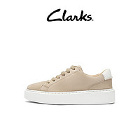 Clarks 其乐 女鞋春时尚休闲运动板鞋厚底松糕女单鞋