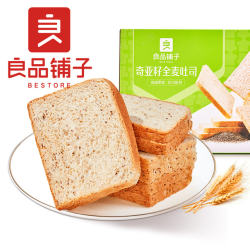 BESTORE 良品铺子 奇亚籽低脂全麦面包 1kg