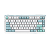 Dareu 达尔优 A81 81键 2.4G蓝牙 多模无线机械键盘 白蓝色 紫金轴 pro RGB