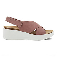 ecco 爱步 WOMEN'S FLOWT WEDGE CORK SANDAL