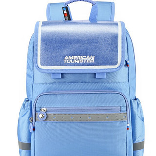 AMERICAN TOURISTER 美旅 小学生双肩书包 浅蓝色 18L