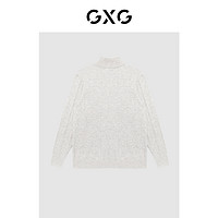GXG 男装 商场同款花灰高领毛衫 21年冬季新品 重塑系列