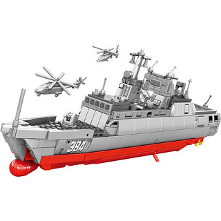 SEMBO BLOCK 森宝积木 铁血重装系列 105733 056 轻型护卫舰
