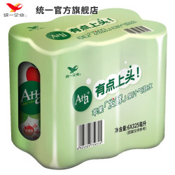 Uni-President 统一 气泡水果饮料 325ml*6瓶