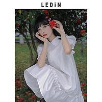 抖音超值购：LEDIN 乐町 泡泡袖连衣裙