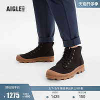 AIGLE 艾高 2022秋冬新品男女同款中性时尚休闲户外帆布高帮橡鞋