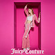  Juicy Couture 橘滋 芝芝莓莓皇冠logo彩钻丝绒女式休闲裤　