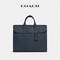 COACH 蔻驰 男士经典标志皮革GOTHAM公事包