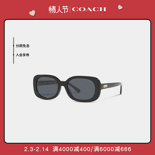 COACH 蔻驰 女士亚洲型BADGE圆形方框太阳眼镜