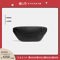 COACH 蔻驰 男士LEAGUE系列腰包时尚黑色简约