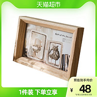 JUHAN 掬涵 自然原味日式北欧 白蜡实木高档相框画框 桌面摆件照片墙
