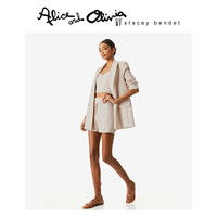 Alice&Olivia ALICE+OLIVIA2022秋冬女装中长款休闲通勤垫肩西装套装JUSTIN