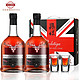 BOLETIGA英国威士忌2瓶礼盒套装40度700ml