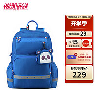 美旅 箱包放心儿童书包1-3年级小学生双肩包大容量轻便透气背包NG3*002蓝色