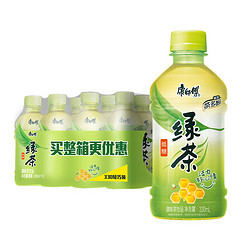 康师傅 绿茶 低糖茶饮料 小瓶整箱装 330ml*12瓶