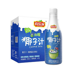 欢乐家 椰子汁植物蛋白饮料  1kg*6瓶