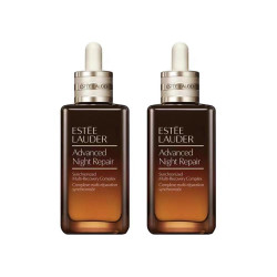 ESTEE LAUDER 雅诗兰黛 第七代小棕瓶特润修护肌活精华露 两瓶装100ml*2+赠15ml