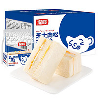 有券的上：Kong WENG 港荣 X探暖 三明治夹心面包 450g