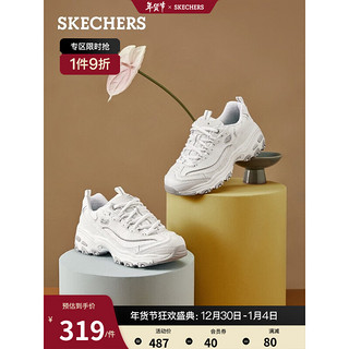 SKECHERS 斯凯奇 复古蕾丝钻石秋冬季熊猫鞋