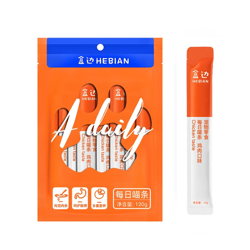 HEBIAN 盒边 鸡肉口味猫条