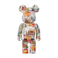 MEDICOM TOY Andy Warhol x Jean-Michel Basquiat 联乘系列 积木熊公仔