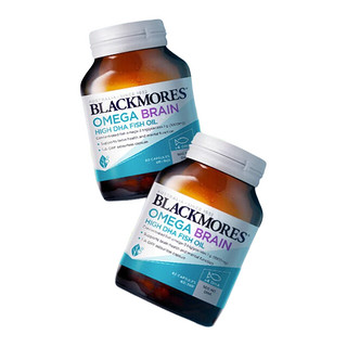 BLACKMORES 澳佳宝 500mg 高浓度鱼油软胶囊 60粒*2瓶