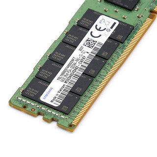 SAMSUNG 三星 RECC DDR4 3200MHz 服务器内存 普条 绿色 64GB M393A8G40AB2-CWE