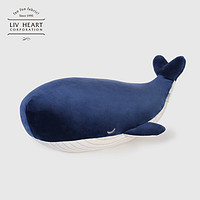 LIV HEART 日本LIVHEART鲸鱼抱枕玩偶毛绒玩具女生睡觉抱公仔娃娃情人节礼物