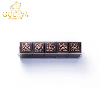 GODIVA 歌帝梵 85%黑巧克力礼盒50片装比利时进口零食生日情人节礼物送女友