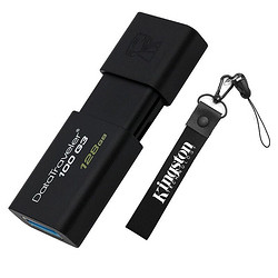 Kingston 金士顿 DataTraveler系列 DT100G3 USB 3.0 U盘 黑色 32GB USB+挂绳