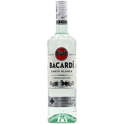 BACARDI 百加得 双支装 百加得白朗姆酒750ml莫吉托mojito基酒