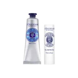 L'OCCITANE 欧舒丹 乳木果礼盒(护手霜30ml+润唇膏4.5g)滋润保湿情人节礼物