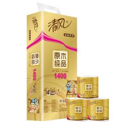 Breeze 清风 卷纸金装 4层140克10卷