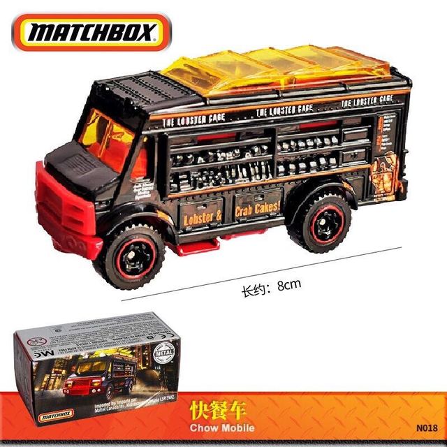MATCHBOX 火柴盒仿真合金小汽车儿童玩具车 快餐车
